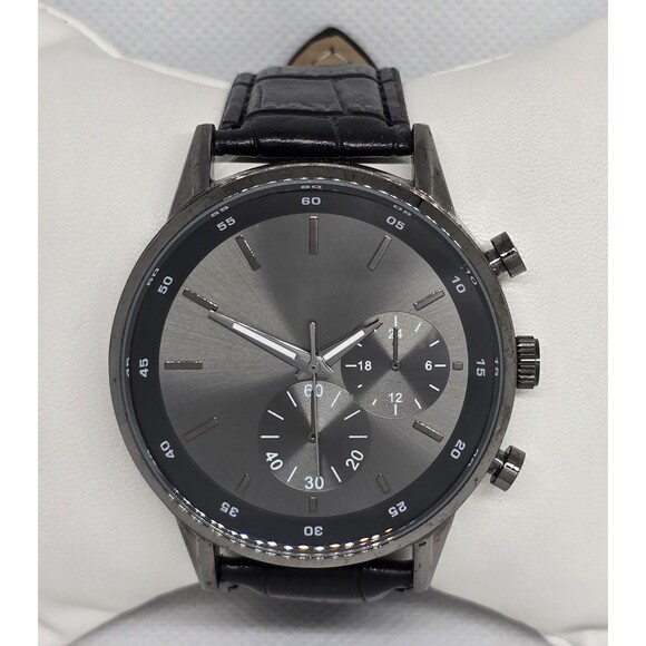 Accessories - ALDO S-7978 Men's Black Classic Round Watch 14